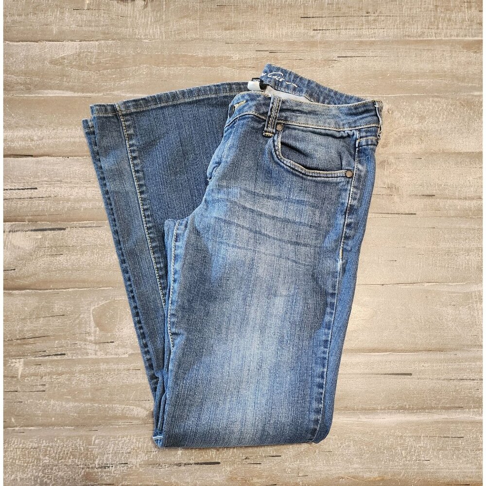 Kenneth Cole Mens‎ Bootcut Jeans Size 27 Blue Denim Cotton/Spandex